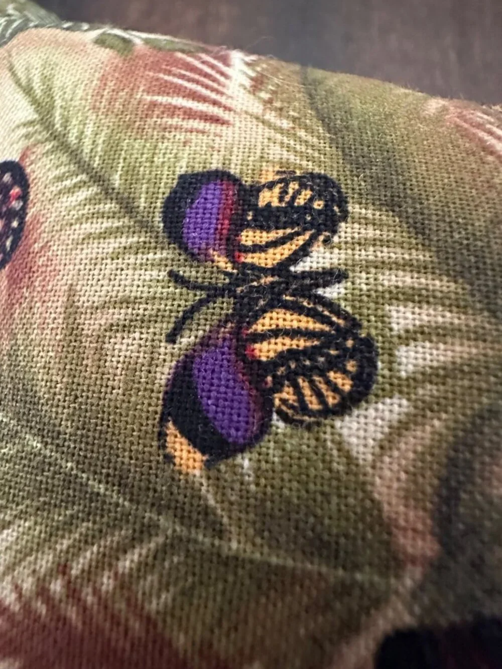 Butterfly Print Balsam Fir Scented Sachet Pillow By Maine Balsam Fir Products